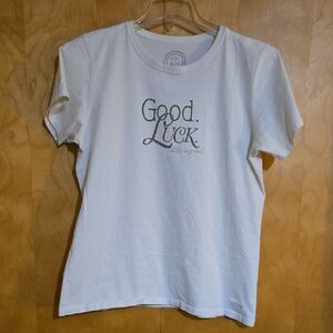 Life Is Good Off White/Cream T-shirt